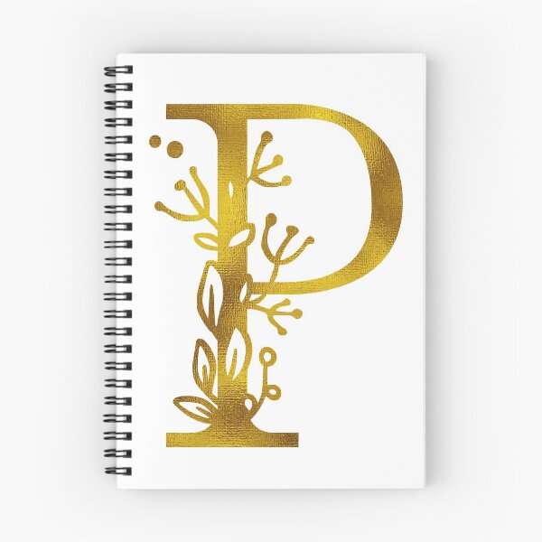 Item preview, Gold Floral Monogram P designed and sold by Amy Olsen.