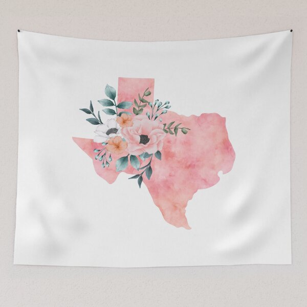 Item preview, Texas Watercolor Floral designed and sold by randrgiftshop.