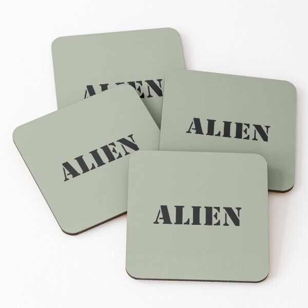 Item preview, Alien black and white print designed and sold by VRSassyArts.