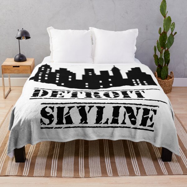Item preview, Detroit city skyscraper skylines designed and sold by CompanyGRH.
