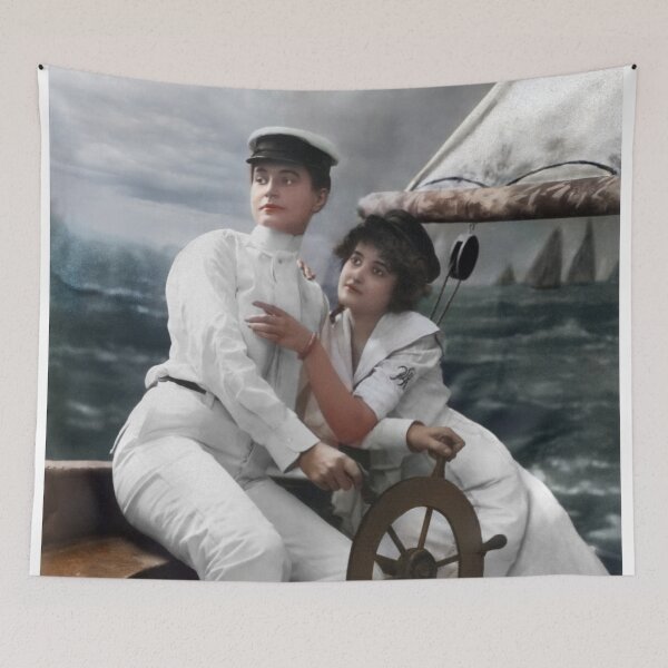 Item preview, Couple on a sailboat 1 (1902) designed and sold by billduncan.