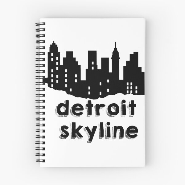 Item preview, Detroit city skyscraper skylines designed and sold by CompanyGRH.