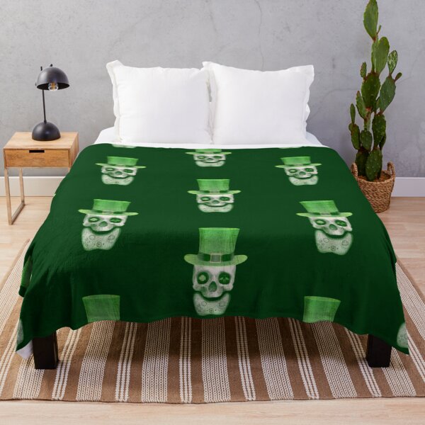 Item preview, St. Patty's Vintage Skull Gamer designed and sold by ElleBeeCreation.