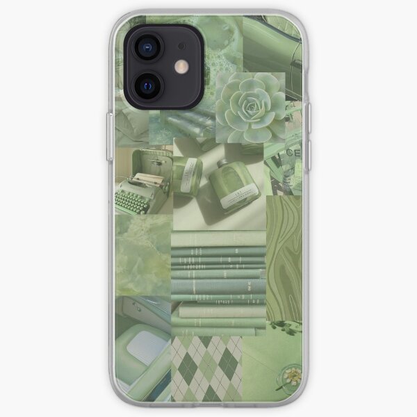 Mint Green Aesthetic Collage Iphone Case Cover By Alekkar02 Redbubble