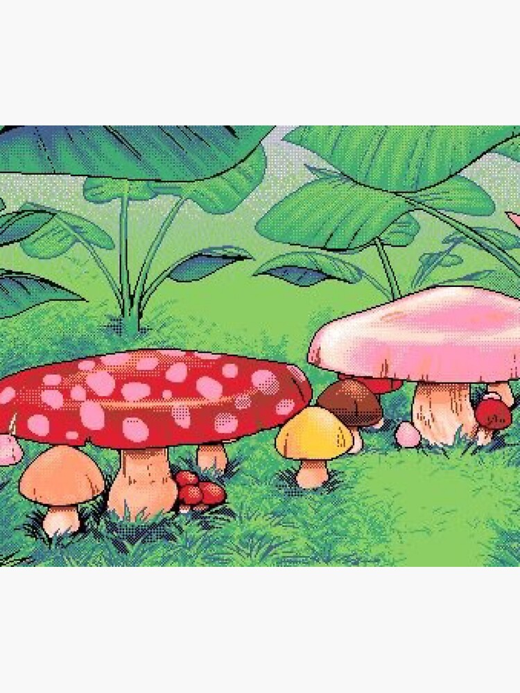 "green mushroom hippie indie aesthetic " Photographic Print by Cindeele