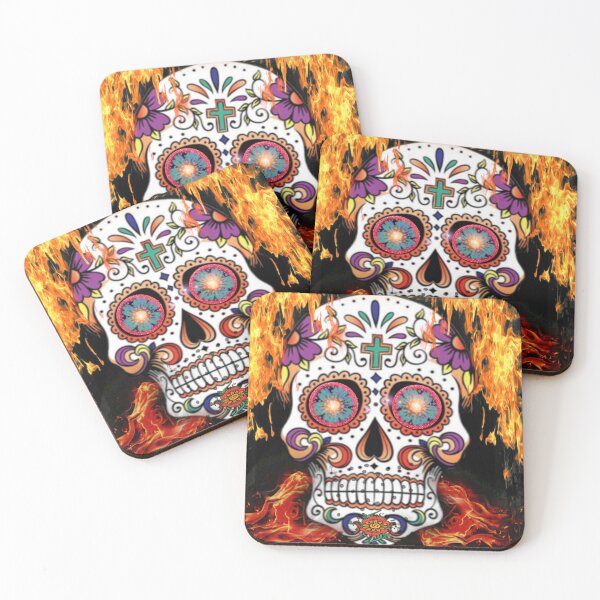 Item preview,  Fire skull designed and sold by Wolverin6430.