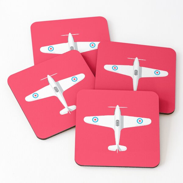 Item preview, Hurricane WWII Fighter Aircraft - Crimson designed and sold by VoodooCircus.
