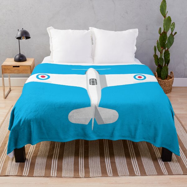 Item preview, Hurricane WWII Fighter Aircraft - Cyan designed and sold by VoodooCircus.