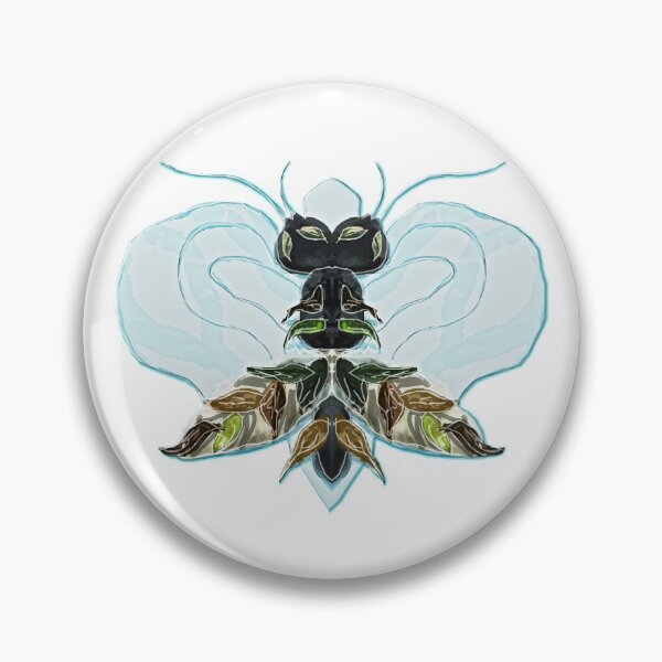 Item preview, Cute alien insect - on light blue designed and sold by Anne Huth.