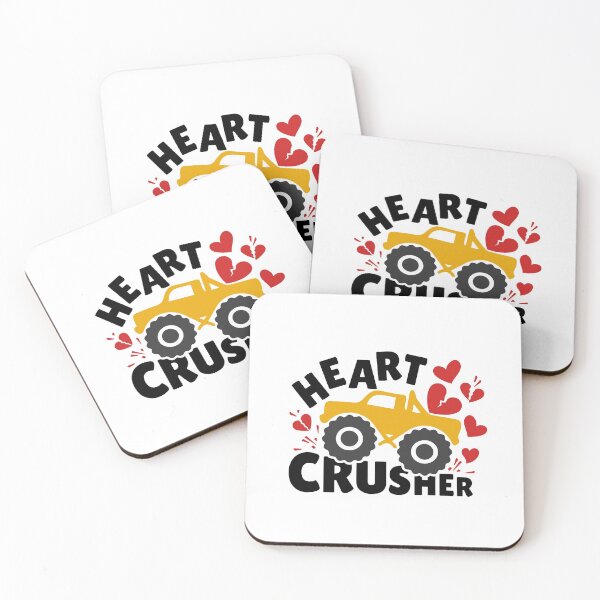 Item preview, Heart Crusher - Funny & Lovely Gift for Your Valentines (Black-Colorful) designed and sold by Respire2020.