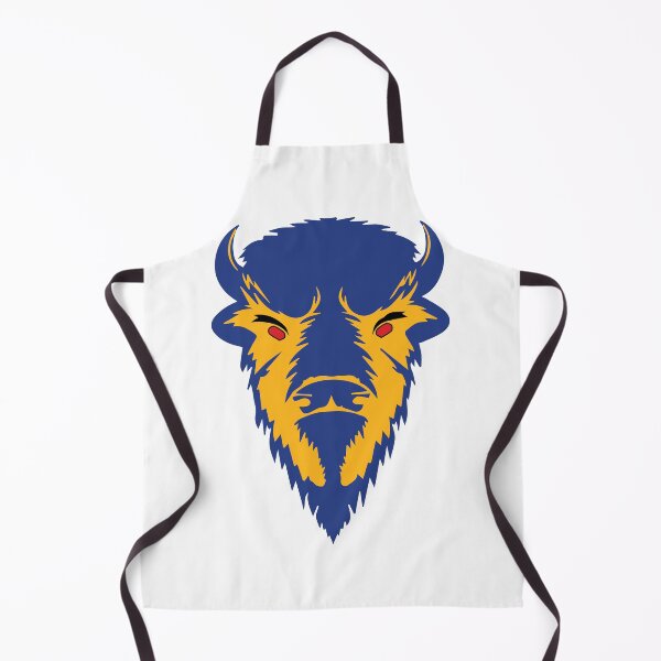 Item preview, Angry Buffalo head with Buffalo Sabres team colors designed and sold by TayStraws.