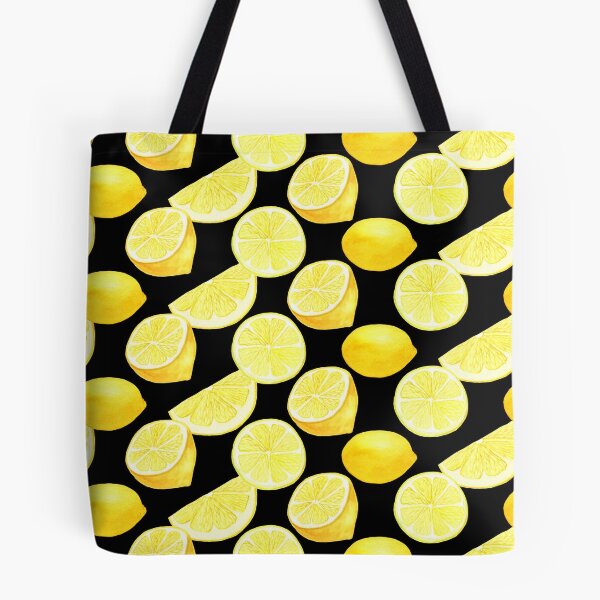 Item preview, Watercolor Lemons Pattern Yellow Fruit Pattern designed and sold by TheButtonCrew.