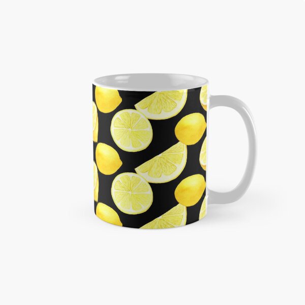 Item preview, Watercolor Lemons Pattern Yellow Fruit Pattern designed and sold by TheButtonCrew.