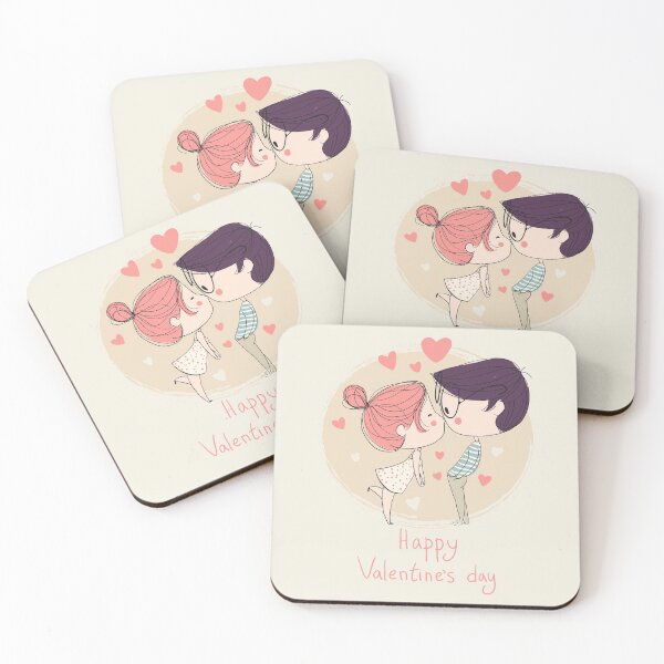 Item preview, Best Happy Valentine's Day Couples Hearts Kiss designed and sold by Cheap Women's Shirts.