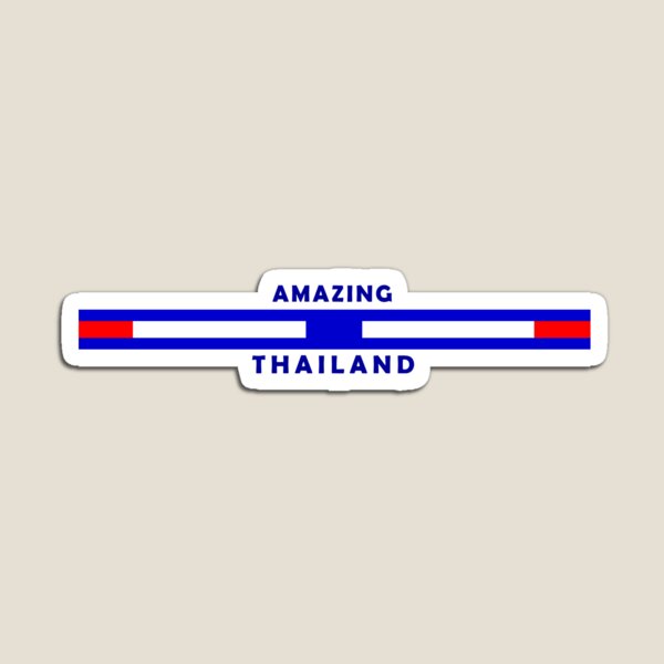 Aperçu de l'œuvre Drapeau de la Thaïlande T-shirt classique créée et vendue par AmazingTH.