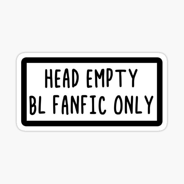 Artikel-Vorschau von Kopf nur BL Fanfic leer, designt und verkauft von BLese.