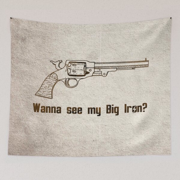 Item preview, Wanna See My Big Iron (alternate framing) designed and sold by creativechimera.