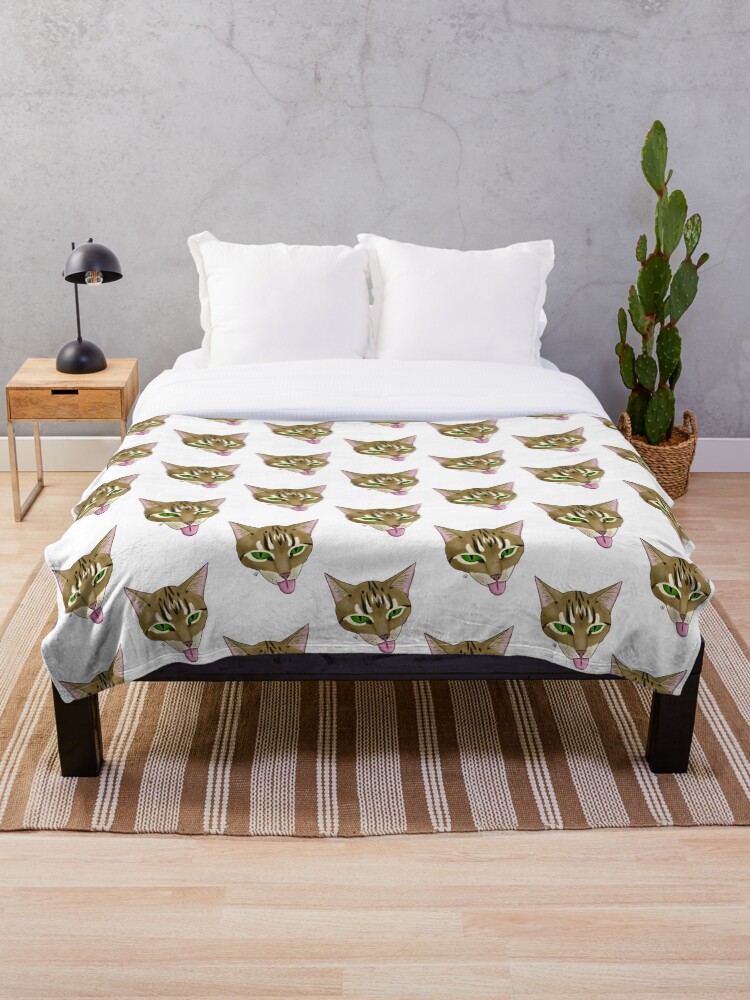 Thumbnail 1 of 6, Throw Blanket, Mitsu Bleps designed and sold by RayRayViolet.