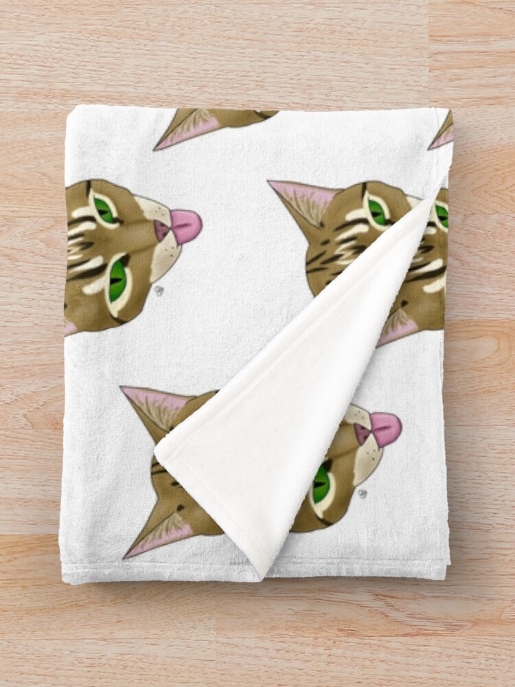 Thumbnail 3 of 6, Throw Blanket, Mitsu Bleps designed and sold by RayRayViolet.