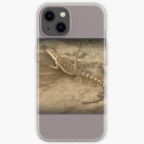 LIZARD ON A ROCK iPhone Soft Case