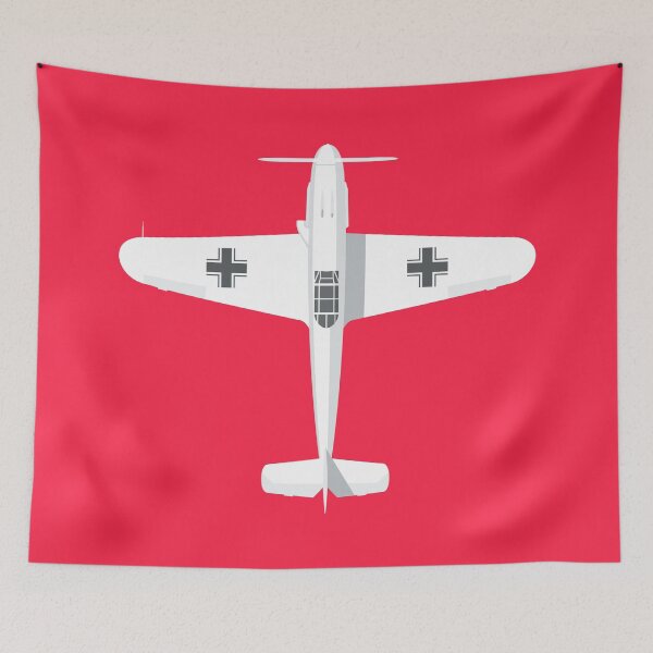Item preview, Bf-109 German WWII Fighter Aircraft - Crimson designed and sold by VoodooCircus.