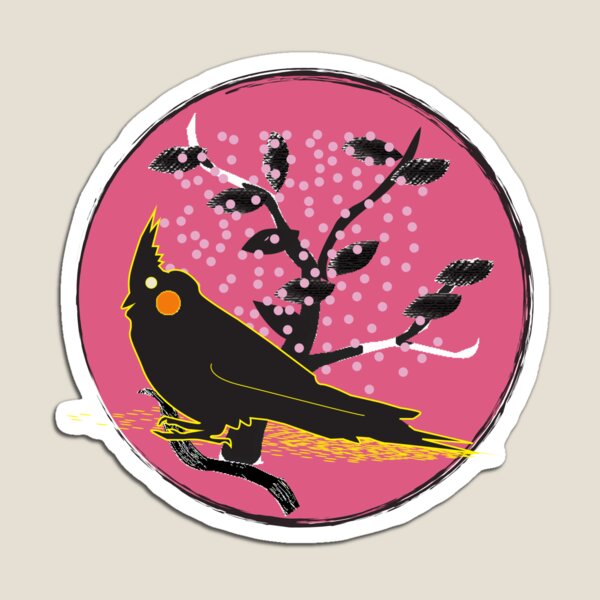 Item preview, A cheerful Cockatiel! designed and sold by Unretiring.
