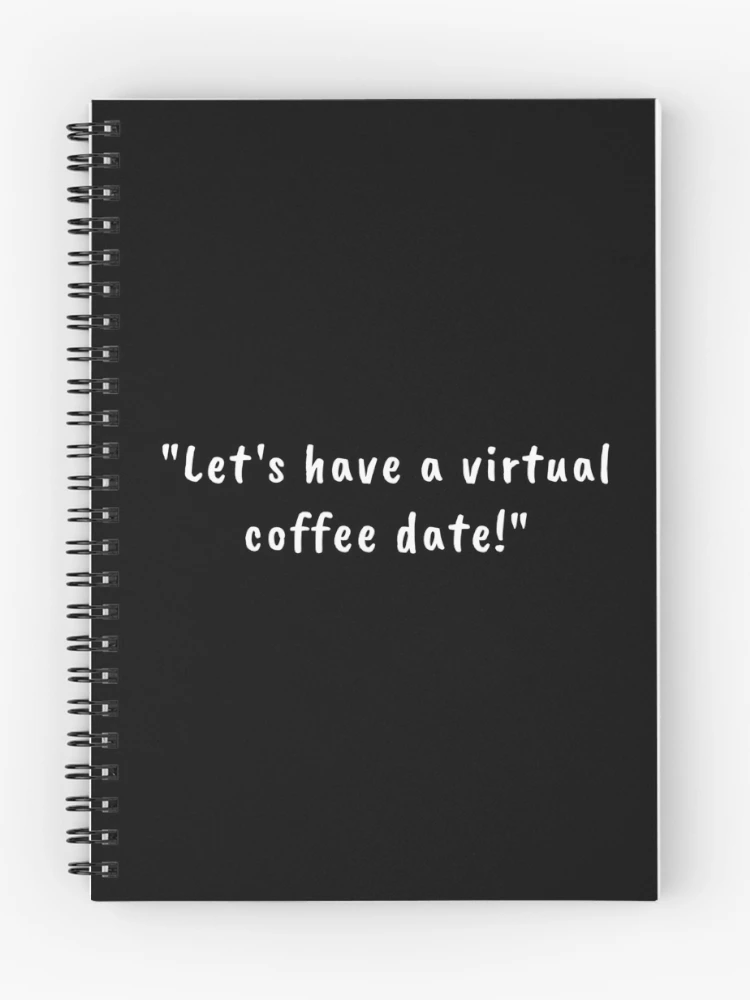 Thumbnail 1 of 3, Journal, Virtual Coffee Date designed and sold by Ravish.