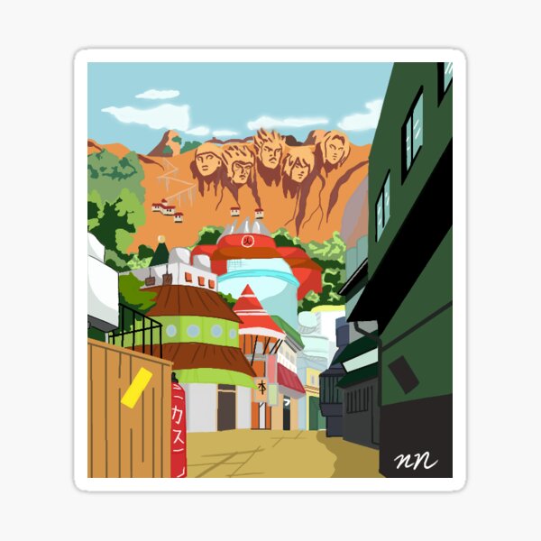 The Village Hidden in the Leaf - Konoha Sticker
