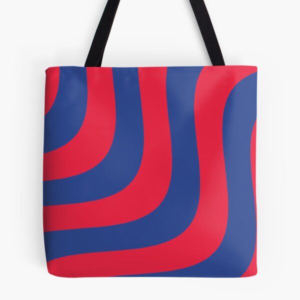 Item preview, Blue and Red Wavy Stripes designed and sold by kartplus.