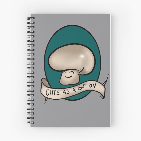 Item preview, CUTE AS A BUTTON designed and sold by MushroomCore.