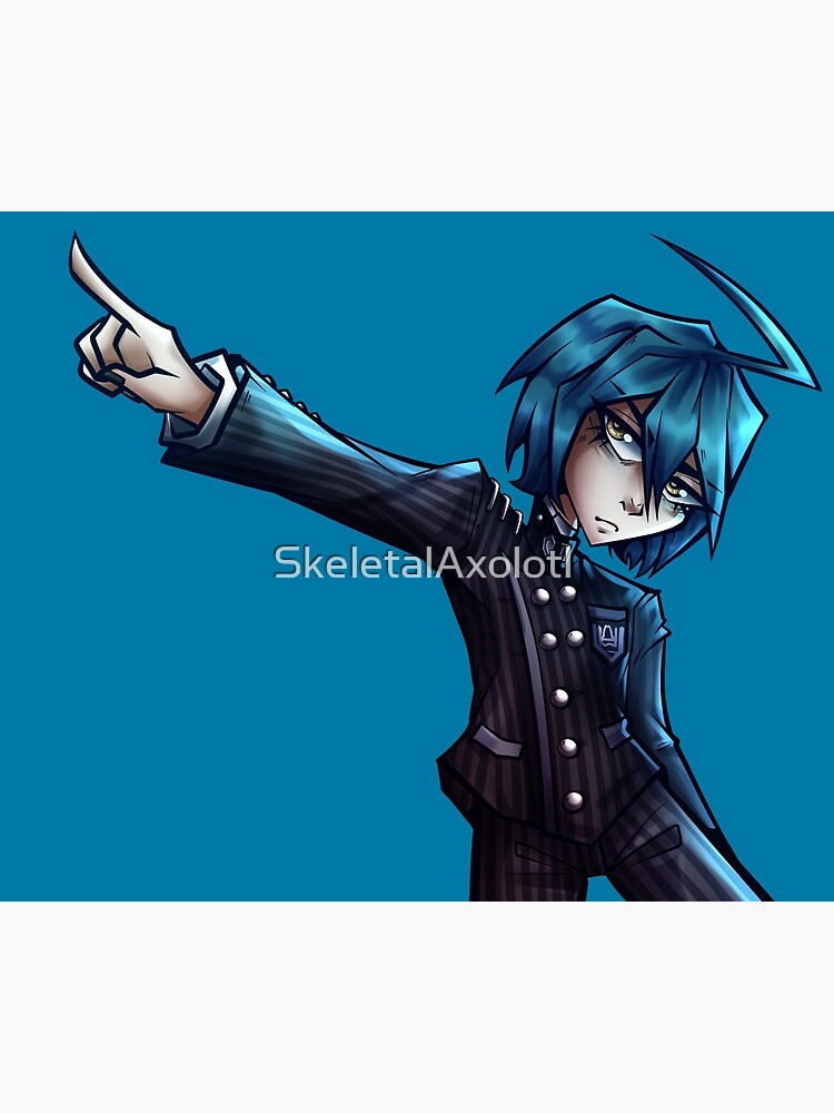 "Shuichi Saihara Closing Argument " Art Print by SkeletalAxolotl