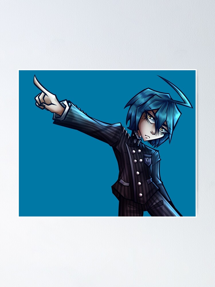 "Shuichi Saihara Closing Argument " Poster by SkeletalAxolotl Redbubble