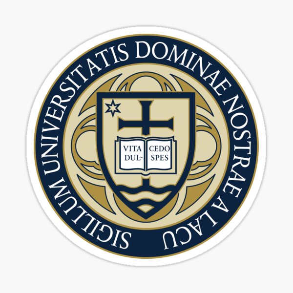 Notre Dame College Sticker
