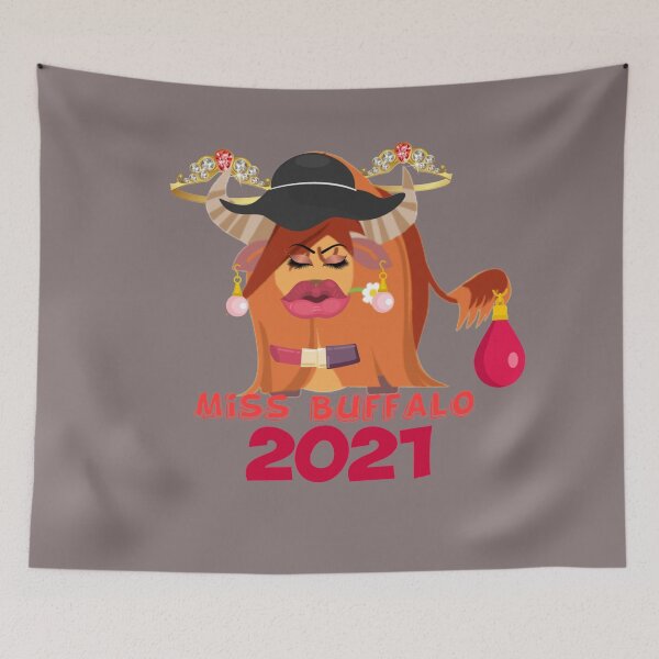 Item preview, funny buffalo design designed and sold by Shipra Gupta.