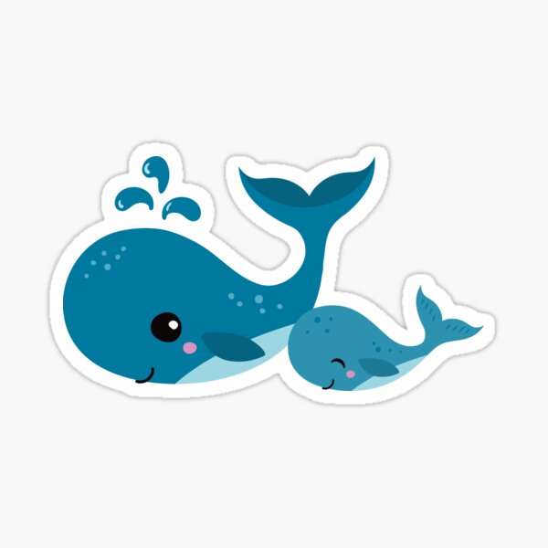 Pegatina «Linda mamá y bebé ballena» de MheaDesign | Redbubble Pegatina «Linda mamá y bebé ballena» de MheaDesign | Redbubble
