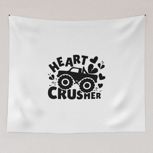 Item preview, Heart Crusher - Funny & Lovely Gift for Your Valentines (Black) designed and sold by Respire2020.