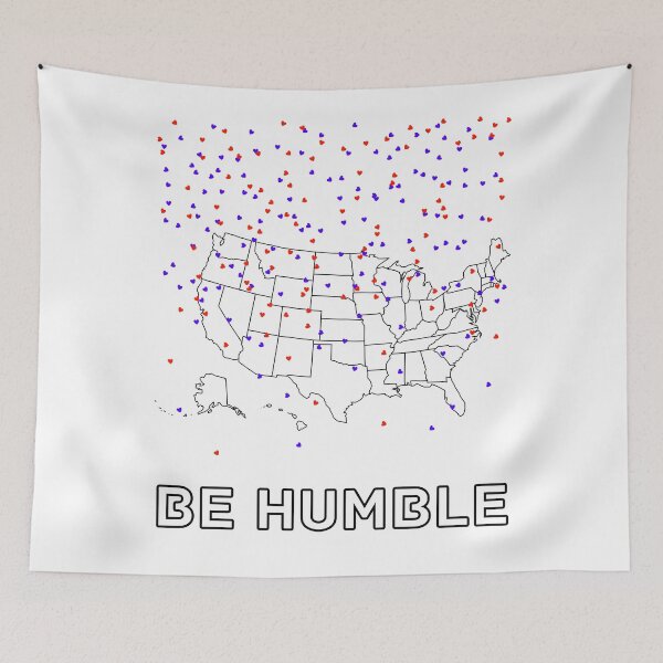 Item preview, Be Humble USA design designed and sold by KeepItSimple089.