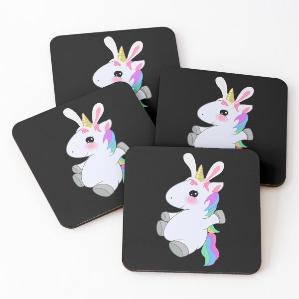 Item preview, Cute Unicorn Easter Rainbow Rabbit Ears Costume designed and sold by RJ-Art.