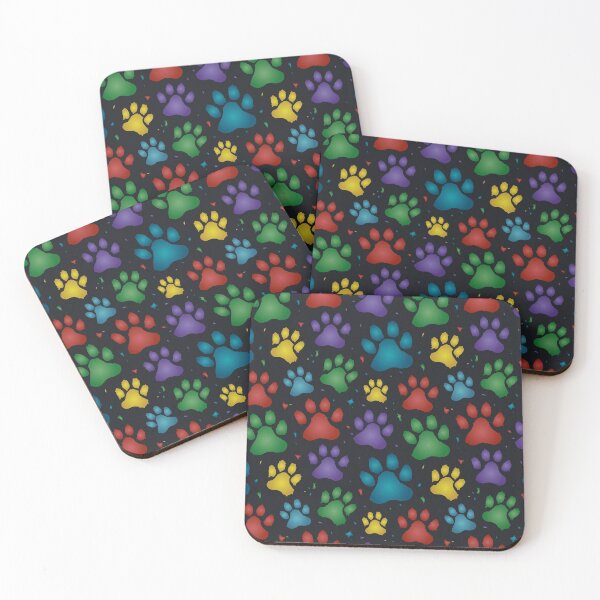Item preview, Paw Prints - Rainbow designed and sold by K8sDesigns.