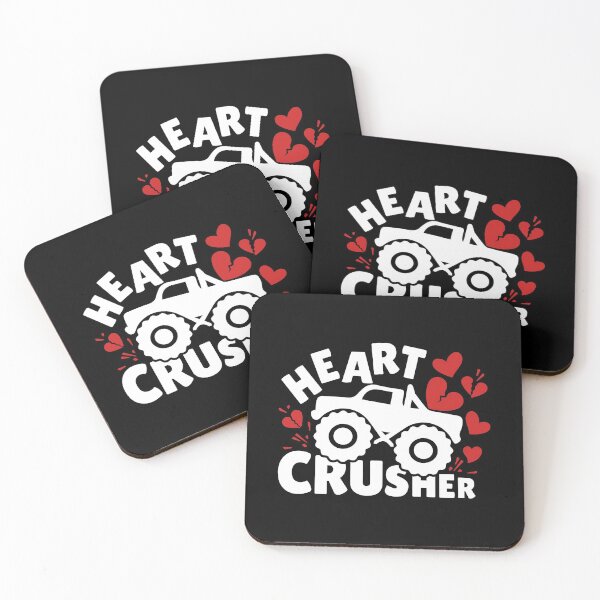 Item preview, Heart Crusher - Funny & Lovely Gift for Your Valentines (White-Red) designed and sold by Respire2020.