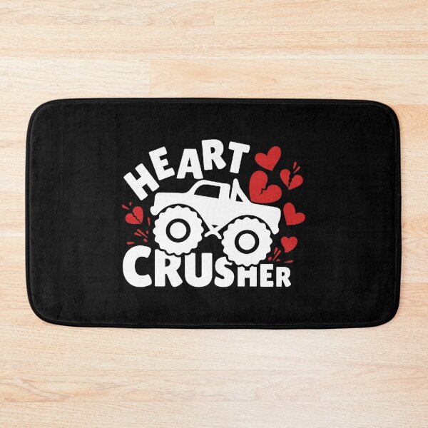 Item preview, Heart Crusher - Funny & Lovely Gift for Your Valentines (White-Red) designed and sold by Respire2020.