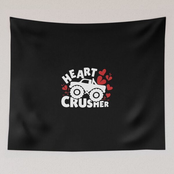 Item preview, Heart Crusher - Funny & Lovely Gift for Your Valentines (White-Red) designed and sold by Respire2020.
