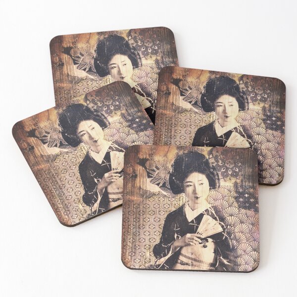Item preview, Sitting with fan designed and sold by artby2heads.