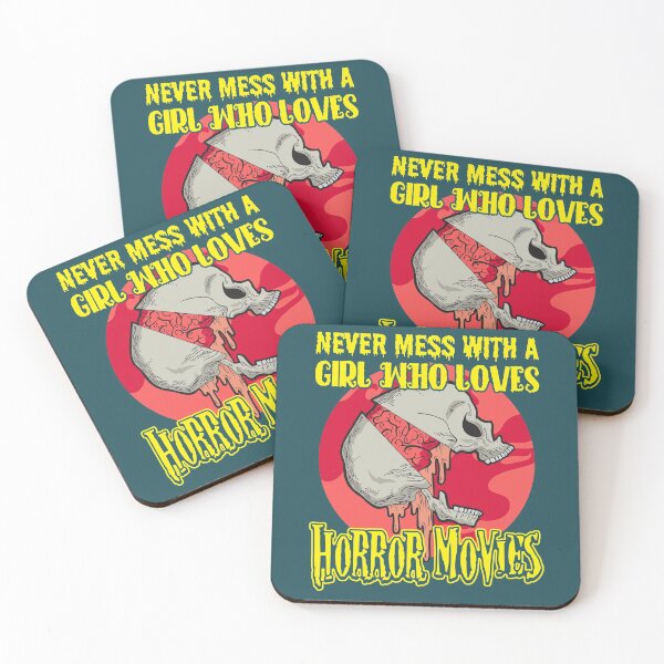 Item preview, Never mess with a girl who loves horror movies designed and sold by SidTastic .
