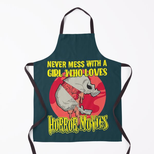 Item preview, Never mess with a girl who loves horror movies designed and sold by SidTastic .