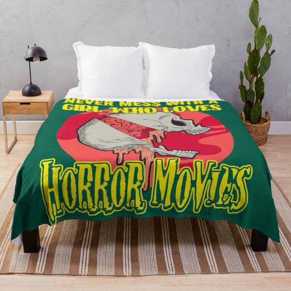 Item preview, Never mess with a girl who loves horror movies designed and sold by SidTastic .