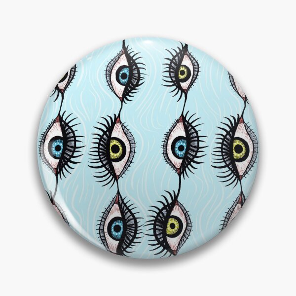 Artikelvorschau, Gruselige Weird Eye Girlanden Trippy Art entworfen und verkauft von Boriana Giormova.