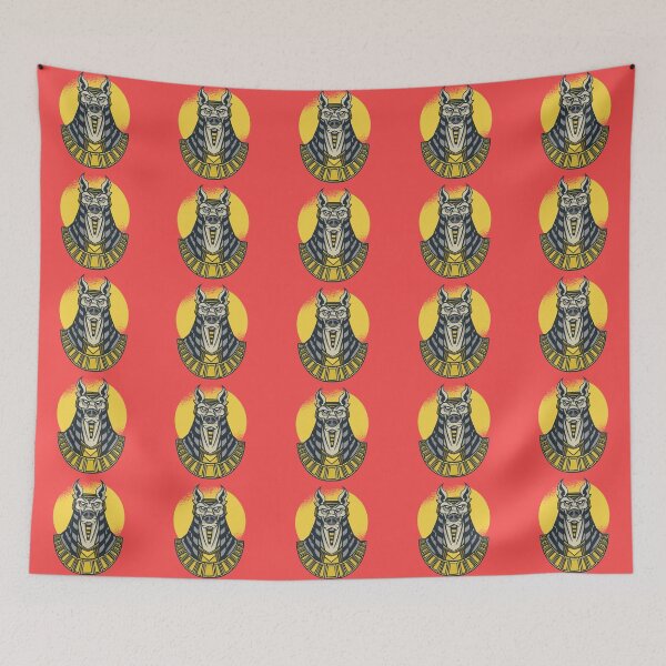 Item preview, Cartoon Style Anubis Egyptian God Art designed and sold by TeesByMark.