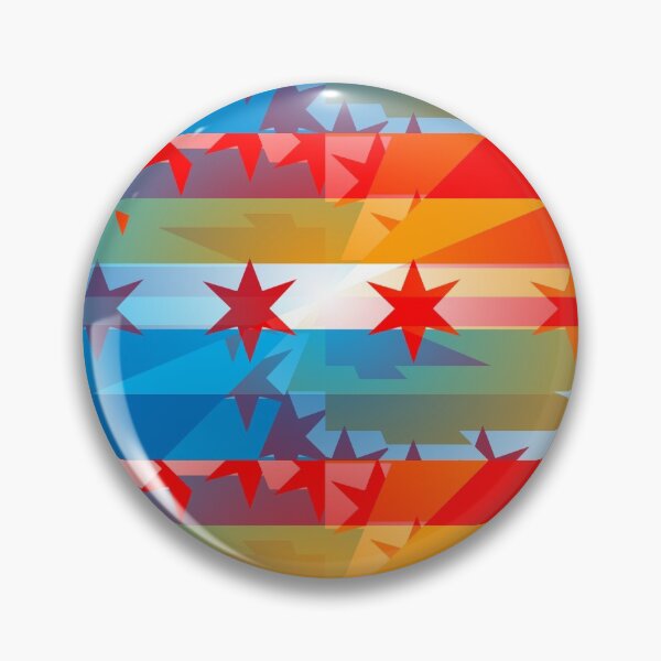 Item preview, Chicago flag redo  designed and sold by donkeykomay1.