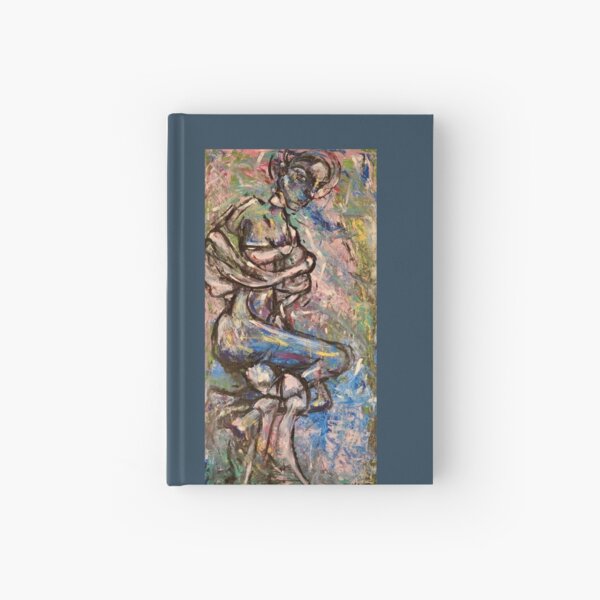 Abstract Portrait Twisted Colors Hardcover Journal